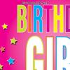 Beistle Plastic Birthday Girl Yard Sign Vibrant Pink Outdoor Celebration Lawn Decoration with Metal H-Stake All-Weather Corrugated Plastic B-Day Party Display, 11.5” x 15.5”