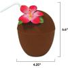 Beistle Plastic Coconut Cup(1 Count (Pack of 1))