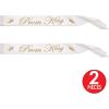 Beistle Prom King Satin Sash Party Accessory Pack of 2