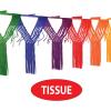 Beistle Rainbow Drop Fringe Garland