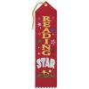 Beistle Reading Star Award Ribbons, 2 by 8-Inch, 6-Pack