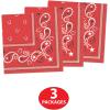 Beistle Red Bandana Beverage Napkins, 48 Count, 2-Ply Table Décor, Western Party Supplies for Cowboy, Rodeo, and Country Farm-Themed Birthdays and Events, 5.5” x 5.5”