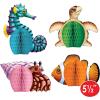Beistle Sea Creatures Honeycomb Party Decorations(4 Piece)
