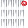 Beistle Silver Foil Horns – 30-Pack Metallic Noisemakers with Black Mouthpieces for New Year’s Eve, Weddings, Graduations, Anniversaries, Birthday Parties, Corporate Events and Loud Celebrations, 9”