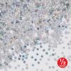 Beistle Silver Holographic Stars Confetti, 1/2-Ounce (CN054)(0.5 Ounces)