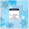 Beistle Snowflake Luncheon Napkins, Blue/White, 16 Count