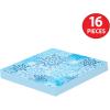 Beistle Snowflake Luncheon Napkins, Blue/White, 16 Count