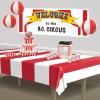 Beistle Stripes Paper Lanterns, 9 1/2-Inch, Red/White(Red/White)