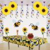 Beistle Sunflower Fan(4 piece)