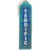 Beistle Terrific Award Ribbons, 2 by 8-Inch, 6-Pack,Multicolored