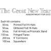 Beistle The Great New Year’s Eve Party Kit Assortment for 300 People – NYE Hats, Tiaras, Horns, Noisemakers – Photo Booth Props For Celebration
