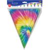 Beistle Tie-Dyed Pennant Banner
