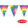 Beistle Tie-Dyed Pennant Banner