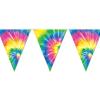 Beistle Tie-Dyed Pennant Banner