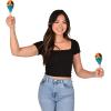 Beistle Tropical Fun Party Maracas 4 Piece, 8″, Multicolor