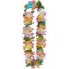 Beistle Tropical Garden Floral Lei Luau Party Favors, Necklace, 38″, Multicolored