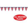 Beistle Union Jack Pennant Banner, 11″ x 12′, Red/White/Blue,59853(Union Jack Pennant Banner)