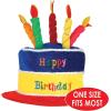 Beistle Unisex Happy Birthday Cake Hats With Candles, 12 Pieces – Perfect Party Accessories For Special Day Celebrations(Happy Birthday Cake – 2 Pieces)
