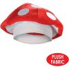 Beistle Unisex Plush Mushroom Hat – Arcade Party Supplies, Birthday & Halloween Costume Dress Up, Video Game Themed Headwear(Mushroom)