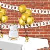 Beistle White Tissue Paper Westminster Bell Hanging Garland for Bridal Shower Wedding Party Decorations Supplies, 8″ x 12′(White)