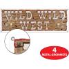 Beistle Wild Wild West Sign Banner Party Accessory