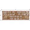 Beistle Wild Wild West Sign Banner Party Accessory