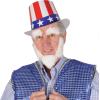 Beistle uncle sam kit, One Size, White