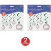 Beistle(Baseball Whirls – (5 Pack))