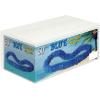 Blue Soft-Twist Poly Leis with Labeled Carton(50 Count (Pack of 1))