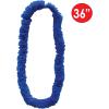 Blue Soft-Twist Poly Leis with Labeled Carton(50 Count (Pack of 1))