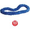 Blue Soft-Twist Poly Leis with Labeled Carton(50 Count (Pack of 1))