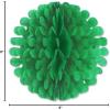 Blue Tissue Flutter Ball Decoration (9″)(Green)