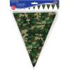 Camo Flag Pennant Banner Party Accessory(11″ x 12′)