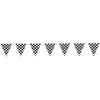 Checkered Pennant Banner Party Accessory (1 count) (1/Pkg)(1)