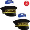 Conductor Hat Pack of 2