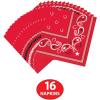 Cowboy Bandana Beverage Napkins(5″)