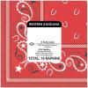 Cowboy Bandana Beverage Napkins(5″)