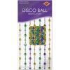 Disco Ball Bead Curtain Party Accessory (1 count) (1/Pkg)(Multicolor)
