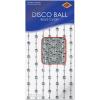 Disco Ball Bead Curtain Party Accessory (1 count) (1/Pkg)(Silver)
