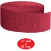 FR Festive Crepe Streamer (yellow) Party Accessory  (1 count) (1/Pkg)(Red)