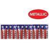 FR Metallic Stars & Stripes Fringe Banner Party Accessory (1 count) (1/Pkg)