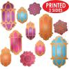 Foil Lantern & Mandala Cutouts Pack of 2
