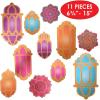 Foil Lantern & Mandala Cutouts Pack of 2