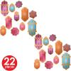 Foil Lantern & Mandala Cutouts Pack of 2