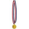 Football Medal with Ribbon Pack of 6