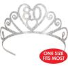 Glittered Metal 80 Tiara(1 piece)