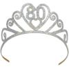 Glittered Metal 80 Tiara(2 Piece)
