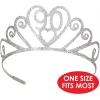 Glittered Metal 90 Tiara
