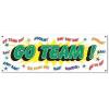 Go Team Sign Banner Party Accessory (1 count) (1/Pkg)