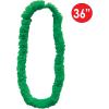 Green Soft-Twist Poly Leis with Labeled Carton(1.5-inch x 36-inch)